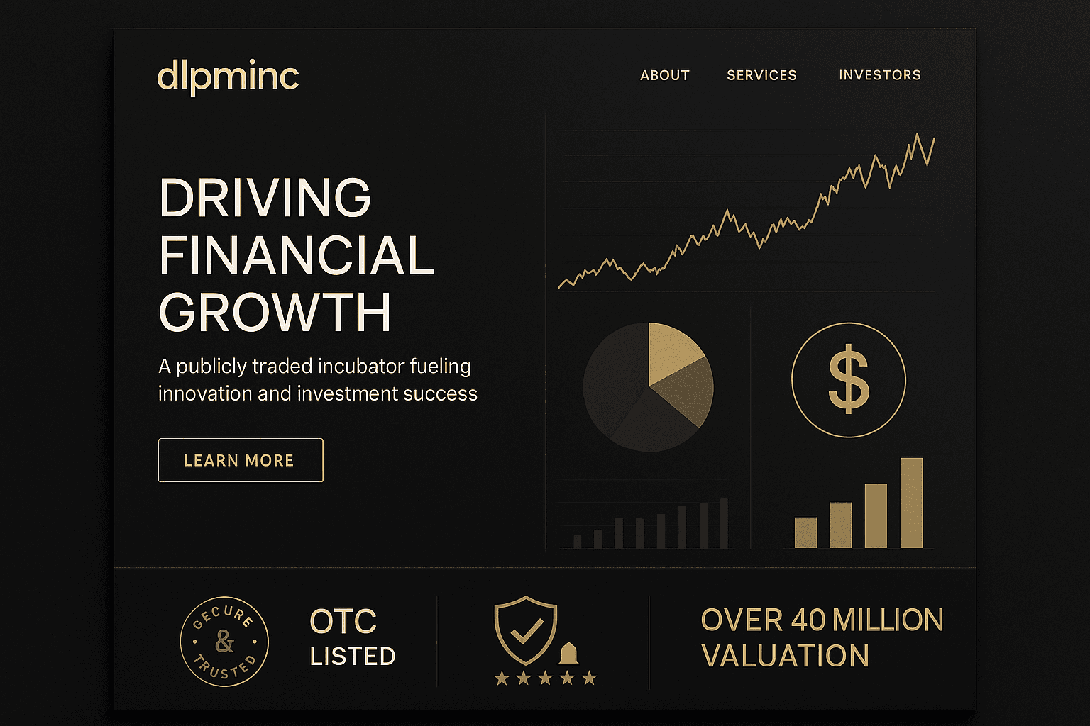 dlpminc.com website mockup